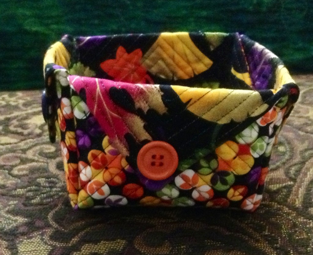 Quilted Fabric Basket