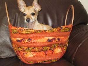 The bag can be yours, but not the pooch!