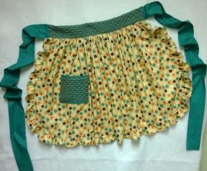 Retro Smocked Apron