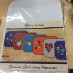 Embroidered placemats