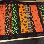 Halloween table runner