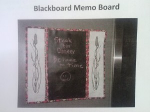 Blackboard Memo Board