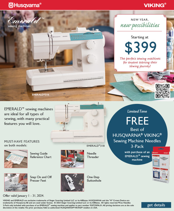 Specials and Promotions - Husqvarna Viking Sewing Gallery